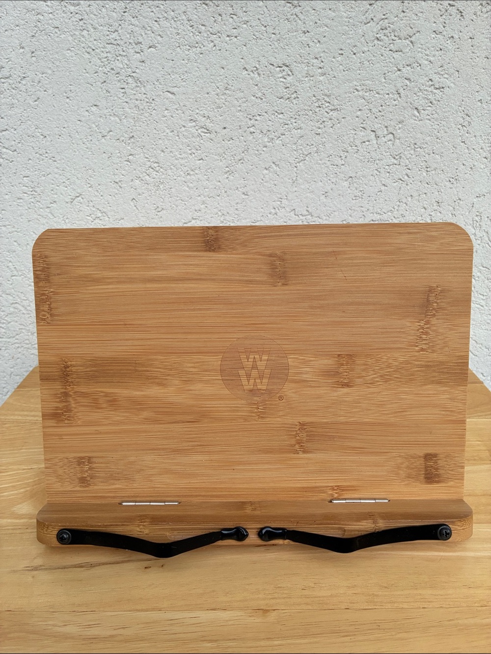 Weight Watchers Bamboo Cookbook/Tablet Stand with Adjustable Arms